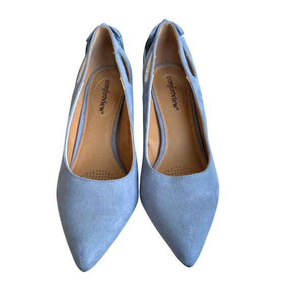 Comfortview Judy Blue Block Heel Pumps with Tassels Size 8.5W NEW - Picture 6 of 6